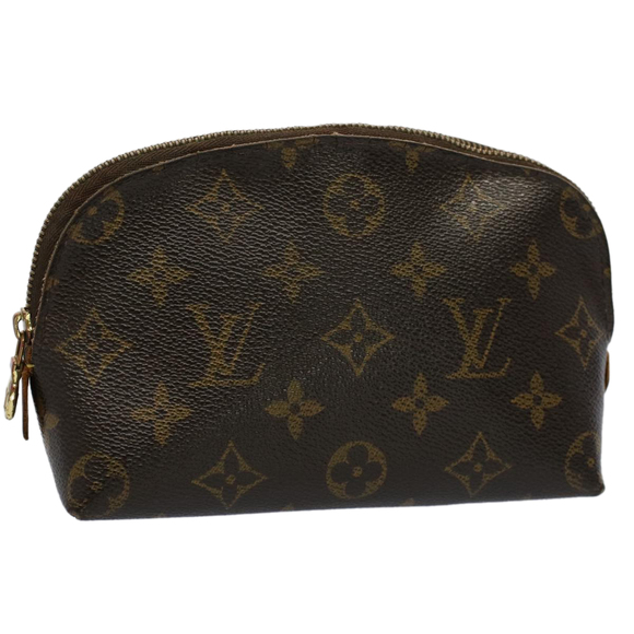 LOUIS VUITTON Monogram Pochette Cosmetic PM Cosmetic Pouch M47515 LV Auth 53456 - Picture 1 of 16